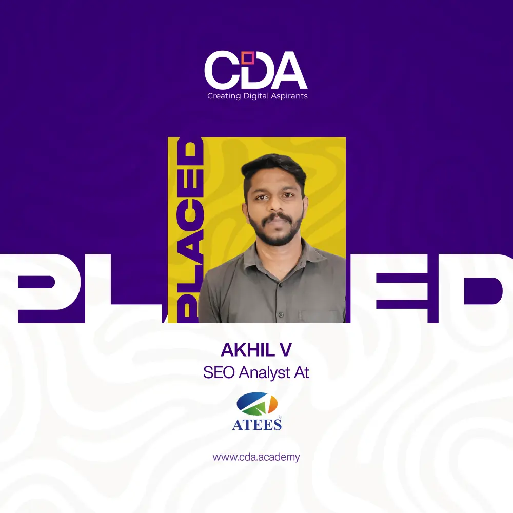 Placed Student From CDA Digital Marketing Course