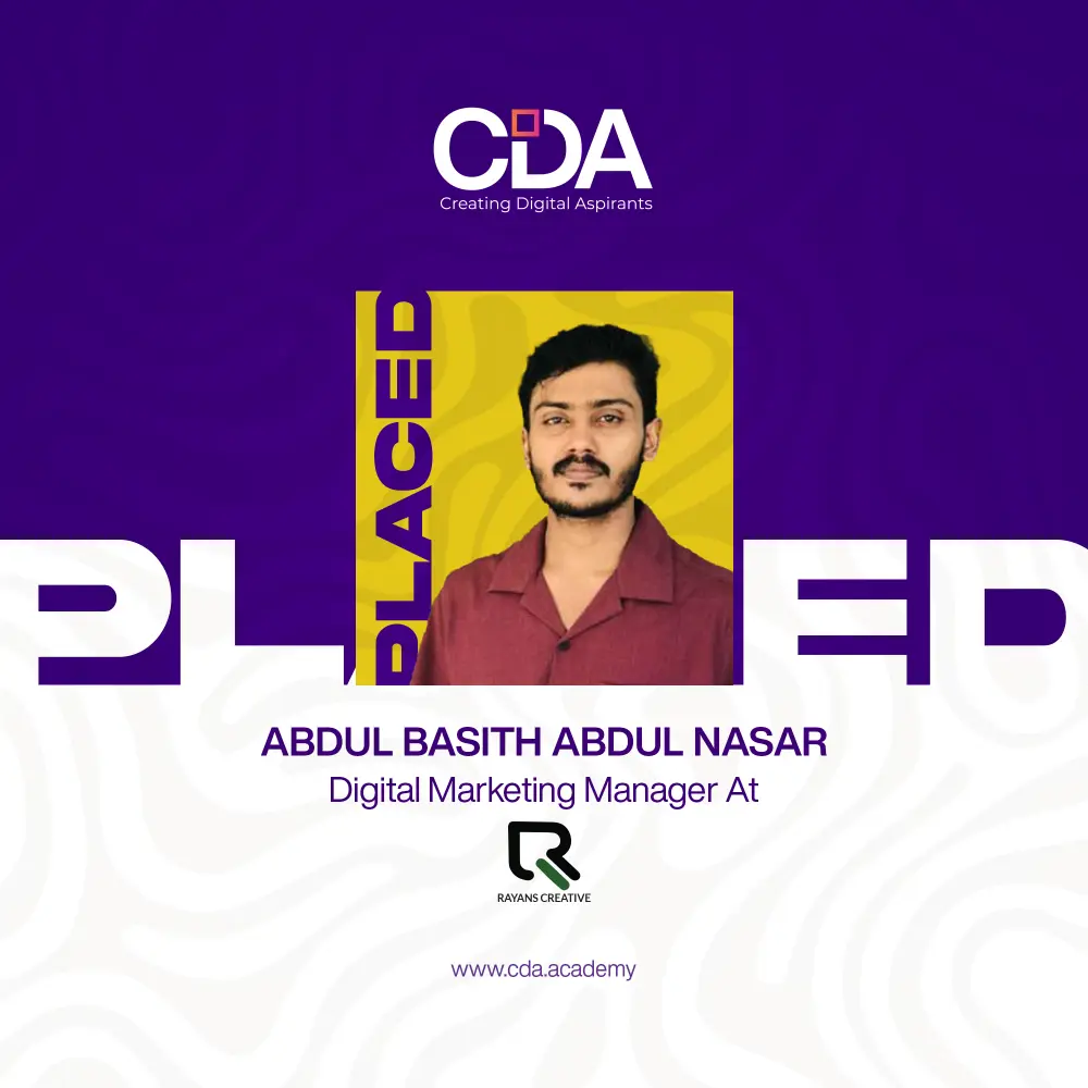 Placed Student From CDA Digital Marketing Course