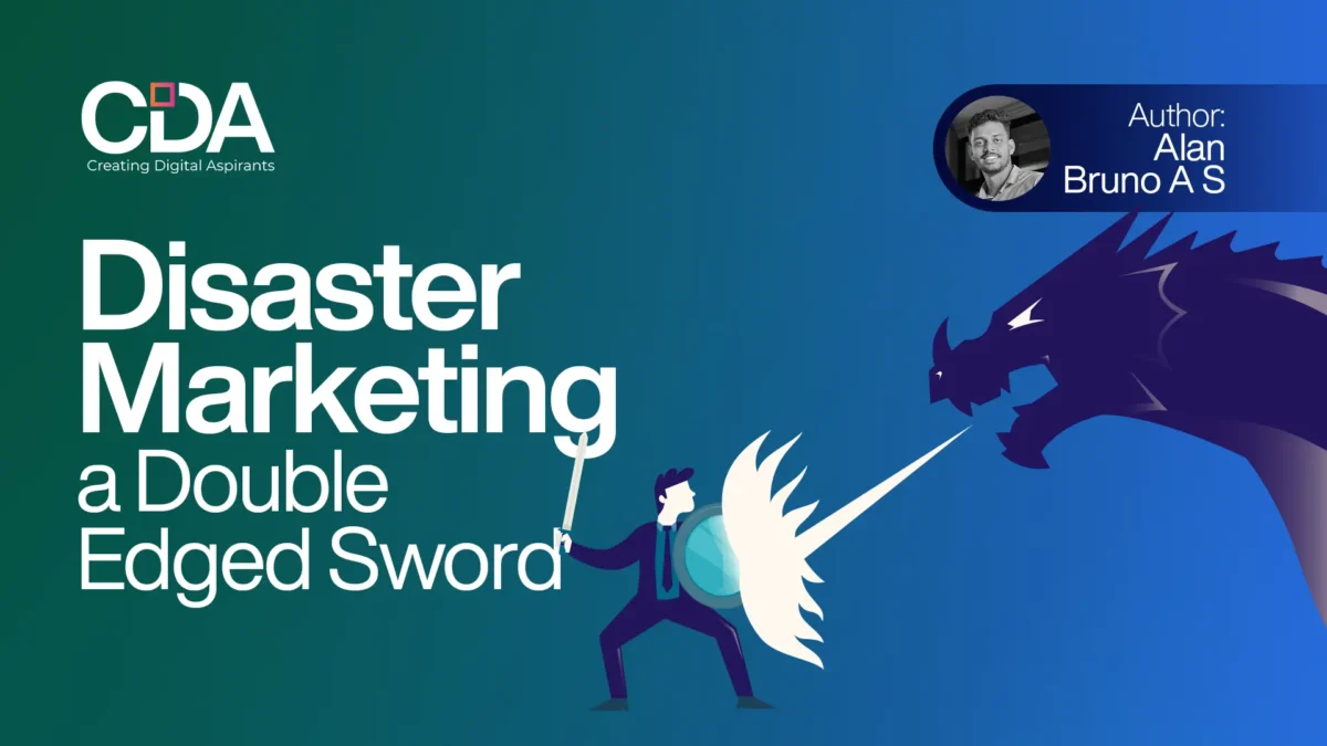 DISASTER MARKETING A DOUBLE EDGED SWORD