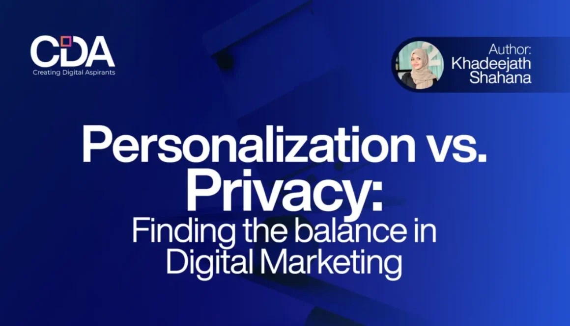 Personalization vs Privacy Finding the Balance in Digital Marketing.