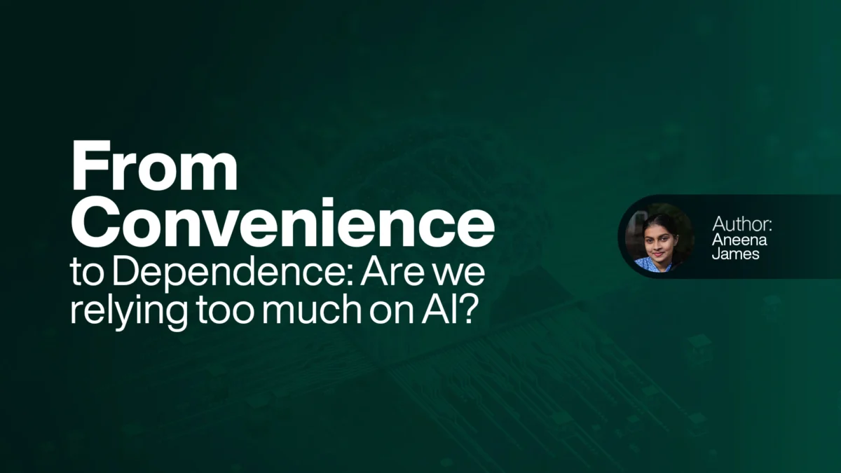 From Convenience to Dependence Are we relying too much on AI