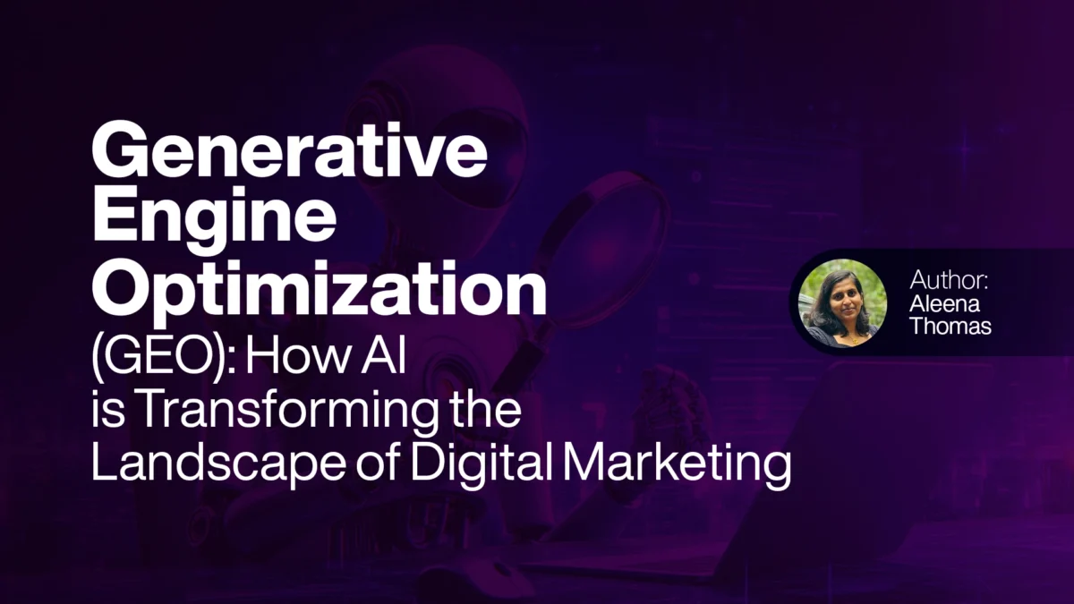 Generative Engine Optimization (GEO) How AI is Transforming the Landscape of Digital Marketing