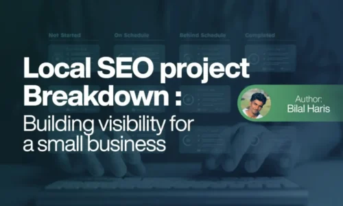 Local SEO project breakdown