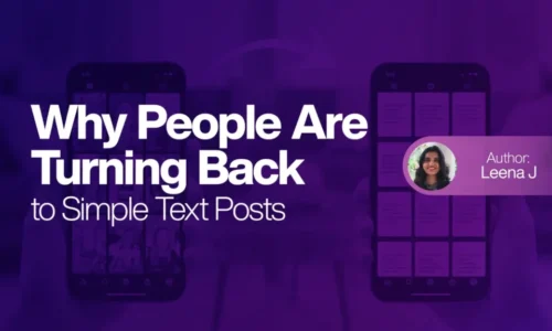 Why People Are Turning Back to Simple Text Posts