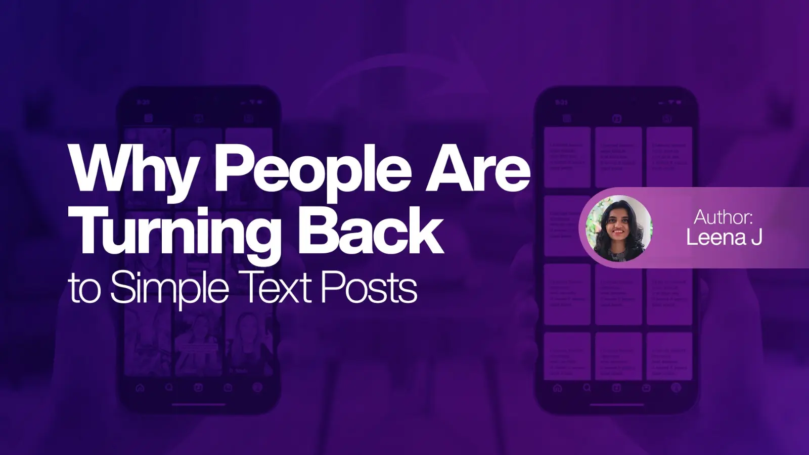Why People Are Turning Back to Simple Text Posts