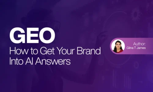 GEO - How to Get Your Brand Into AI Answers.